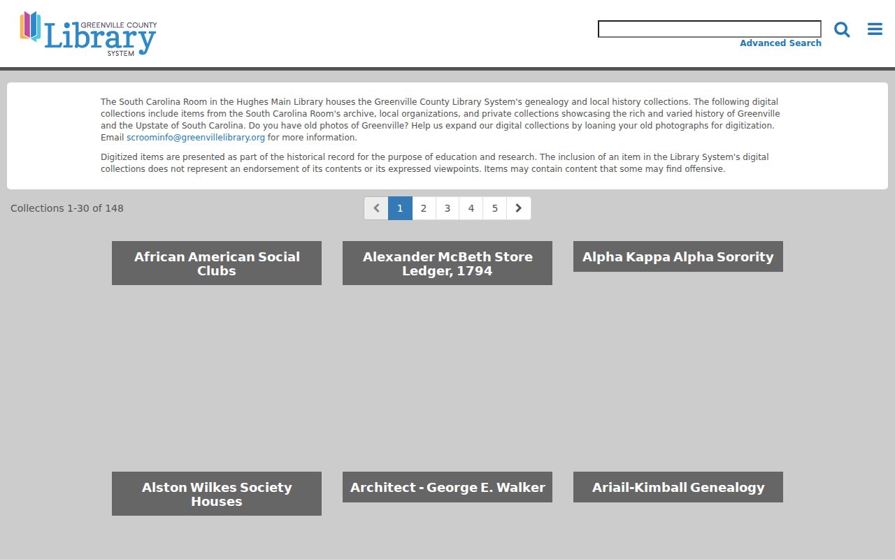 Simpsonville city directory Greenville digital collections