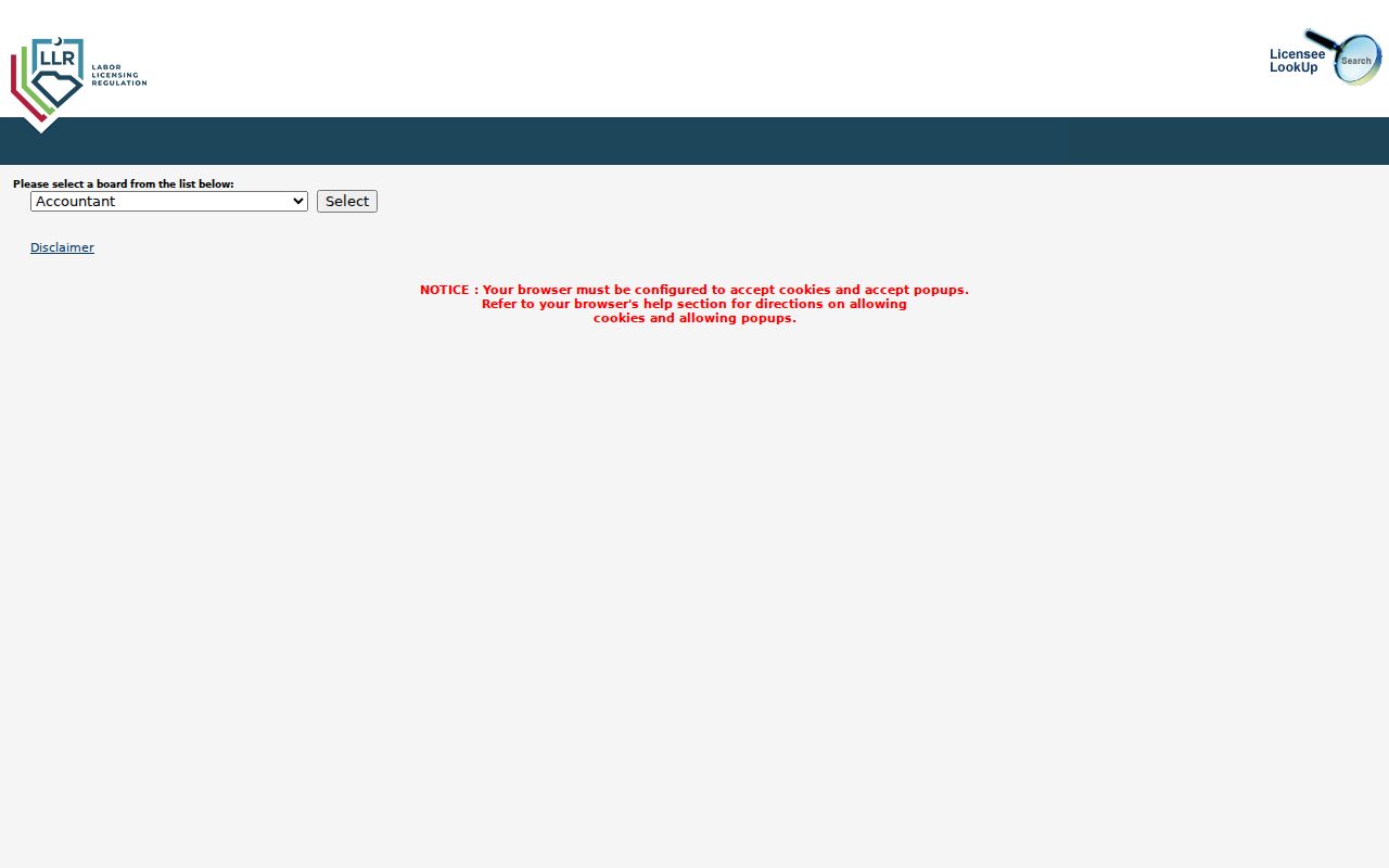 Simpsonville residents directory South Carolina licensee lookup