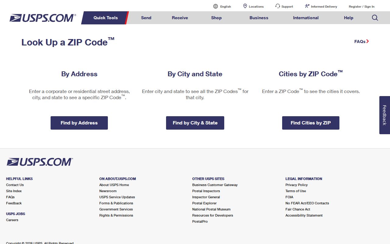 Simpsonville ZIP code directory USPS address lookup
